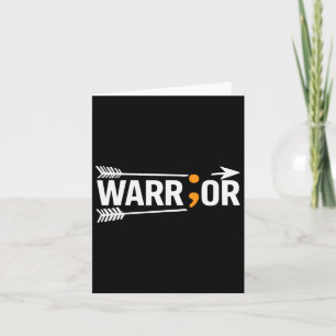 Suicide Awareness Depression Anxiety Mental Health Card