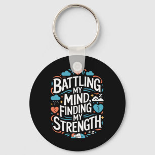 Suicide Awareness Depression Anxiety Mental Health Key Ring