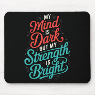 Suicide Awareness Depression Anxiety Mental Health Mouse Pad