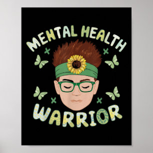 Suicide Awareness Depression Anxiety Mental Health Poster