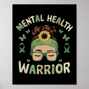 Suicide Awareness Depression Anxiety Mental Health Poster