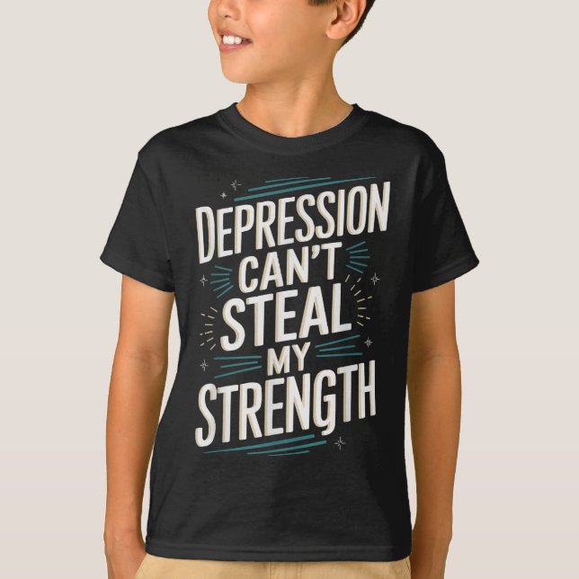 Suicide Awareness Depression Anxiety Mental Health T-Shirt (Front)
