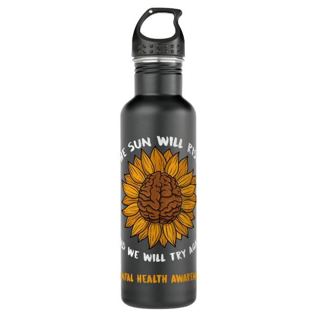 Suicide Awareness Gifts Prevention Mental Health S 710 Ml Water Bottle (Front)