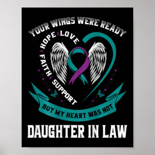 Suicide Awareness In Memory Of My Daughter In Law Poster