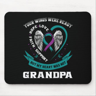 Suicide Awareness In Memory Of My Grandpa Back Pri Mouse Pad