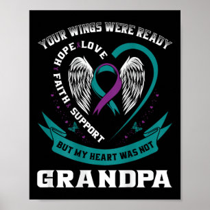 Suicide Awareness In Memory Of My Grandpa Back Pri Poster