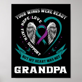 Suicide Awareness In Memory Of My Grandpa Back Pri Poster