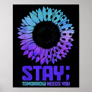 Suicide Awareness Month Stay Mental Health S  Poster