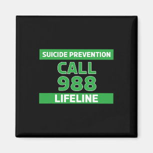 Suicide Awareness - Prevention Lifeline 988 Magnet