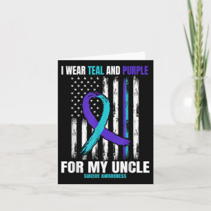 Suicide Awareness Prevention Women Men Uncle Ameri Card