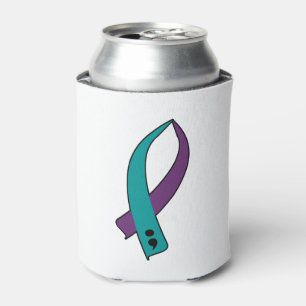 Suicide Awareness Ribbon Can Cooler