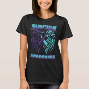 Suicide Awareness Ribbon Wings Suicide Prevention T-Shirt