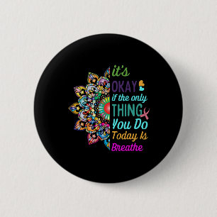 Suicide Awareness Semicolon 988 Gift Ideas 1  6 Cm Round Badge
