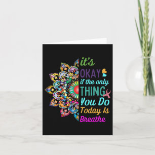 Suicide Awareness Semicolon 988 Gift Ideas 1  Card