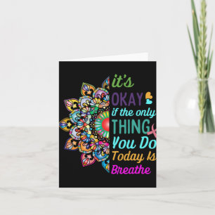 Suicide Awareness Semicolon 988 S 1  Card