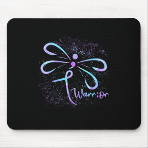 Suicide Awareness Semicolon Dragonfly Mental Healt Mouse Pad