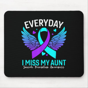 Suicide Awareness Shirt Aunt Suicide Prevention Mouse Pad
