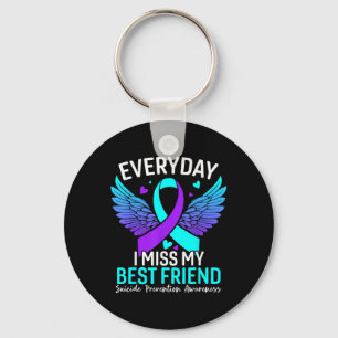 Suicide Awareness Shirt Best Friend Suicide Preven Key Ring