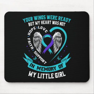 Suicide Awareness Shirt Daughter Little Girl Preve Mouse Pad