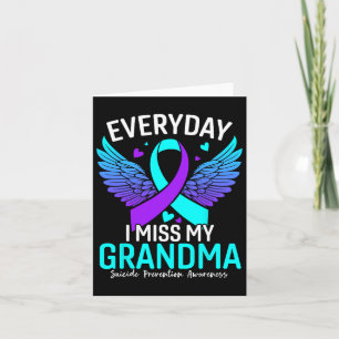 Suicide Awareness Shirt Grandma Suicide Prevention Card
