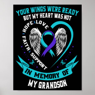 Suicide Awareness Shirt Grandson Prevention Poster