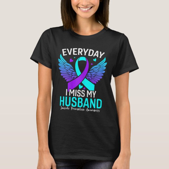 Suicide Awareness Shirt Husnd Suicide Prevention A (Front)