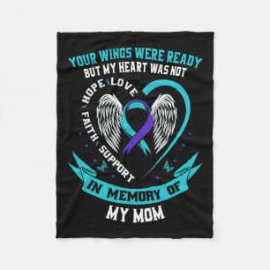 Suicide Awareness Shirt Mum Son Daughter Preventio Fleece Blanket