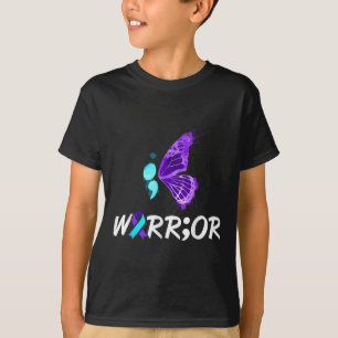 Suicide Awareness Shirt Semicolon Butterfly Suicid