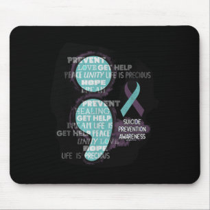 Suicide Awareness Shirt Suicide Prevention Semicol Mouse Pad