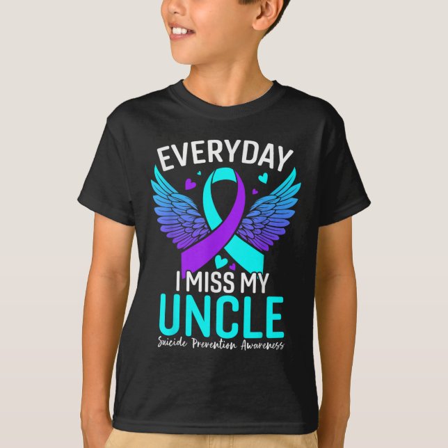 Suicide Awareness Shirt Uncle Suicide Prevention (Front)