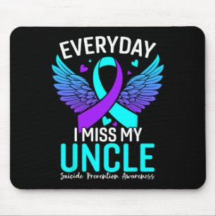 Suicide Awareness Shirt Uncle Suicide Prevention A Mouse Pad