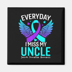Suicide Awareness Shirt Uncle Suicide Prevention Magnet