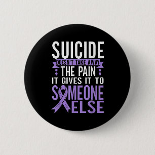 Suicide Awareness Suicide Prevention Suprt Survivo 6 Cm Round Badge