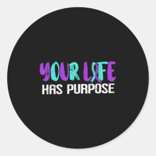 Suicide Awareness Suicide Prevention Suprt Survivo Classic Round Sticker