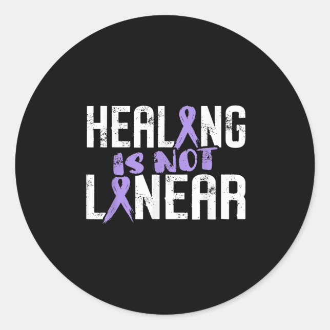 Suicide Awareness Suicide Prevention Suprt Survivo Classic Round Sticker (Front)