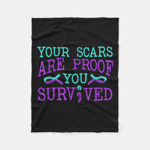 Suicide Awareness Suicide Prevention Suprt Survivo Fleece Blanket