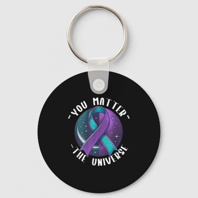 Suicide Awareness Suicide Prevention Suprt Survivo Key Ring (Front)