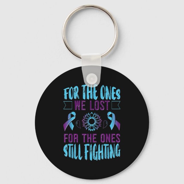 Suicide Awareness Suicide Prevention Suprt Survivo Key Ring (Front)