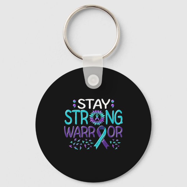 Suicide Awareness Suicide Prevention Suprt Survivo Key Ring (Front)