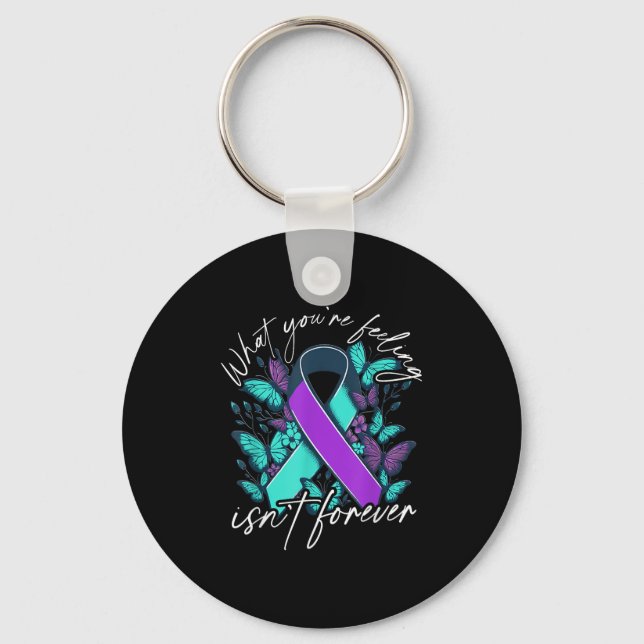 Suicide Awareness Suicide Prevention Suprt Survivo Key Ring (Front)