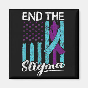 Suicide Awareness Suicide Prevention Suprt Survivo Magnet