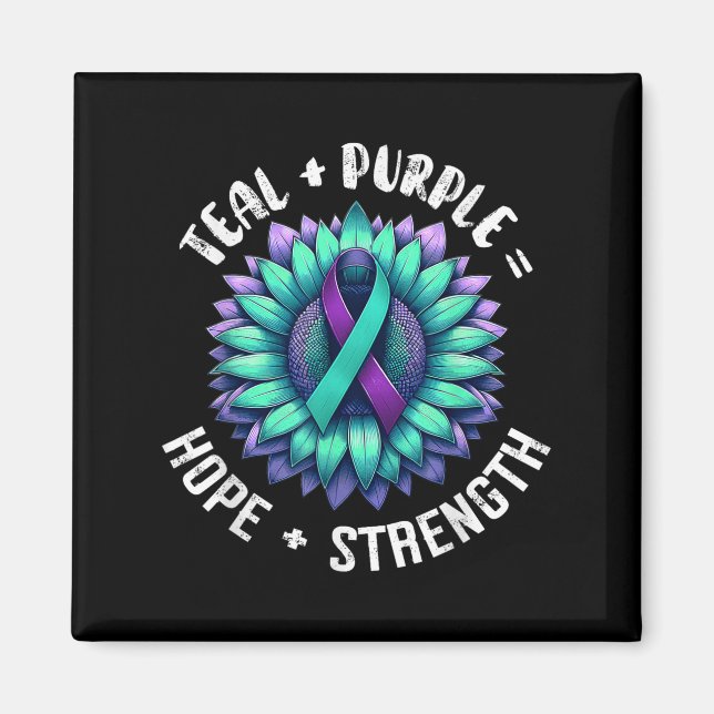 Suicide Awareness Suicide Prevention Suprt Survivo Magnet (Front)