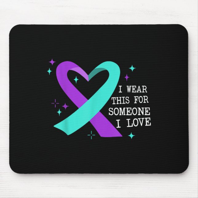 Suicide Awareness Suicide Prevention Suprt Survivo Mouse Pad (Front)
