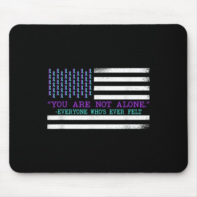 Suicide Awareness Suicide Prevention Suprt Survivo Mouse Pad (Front)