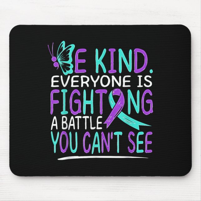 Suicide Awareness Suicide Prevention Suprt Survivo Mouse Pad (Front)