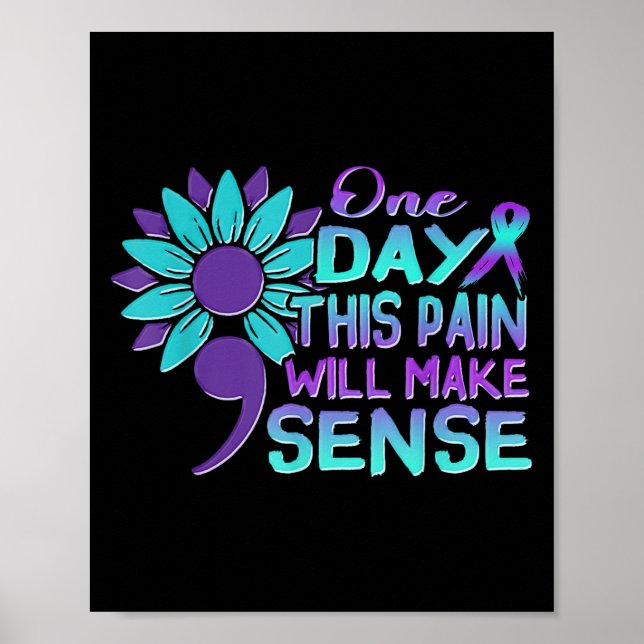 Suicide Awareness Suicide Prevention Suprt Survivo Poster (Front)