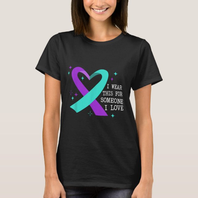 Suicide Awareness Suicide Prevention Suprt Survivo T-Shirt (Front)