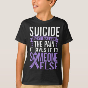 Suicide Awareness Suicide Prevention Suprt Survivo T-Shirt