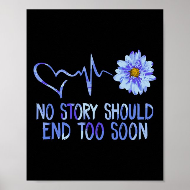 Suicide Awareness Sunflower  Poster (Front)