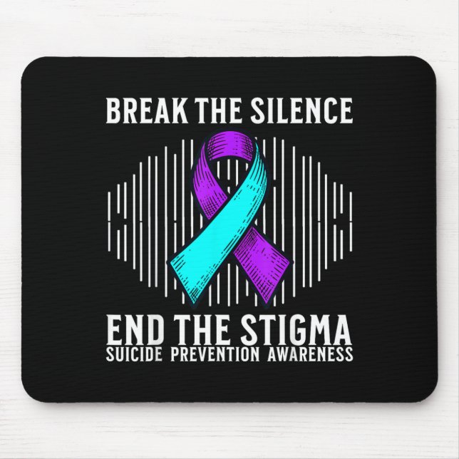 Suicide Awareness Support Suicide Prevention Mouse Pad (Front)